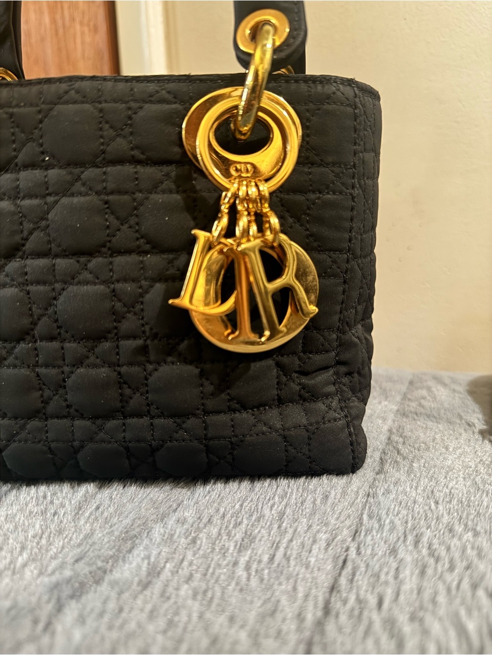Lady Dior Mini Nylon Black - Picture 8 of 12